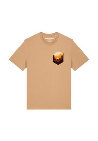 watapparel T-shirt print - latte
