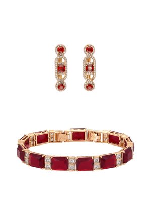 SET - Fülbevalók - rose gold red