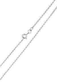 Sølv kæd necklace med små runde led og en klo clasp. Mærket med "925" for ægthed af sterlingsølv.