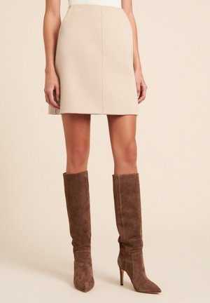 FOX - A-line skirt - beige