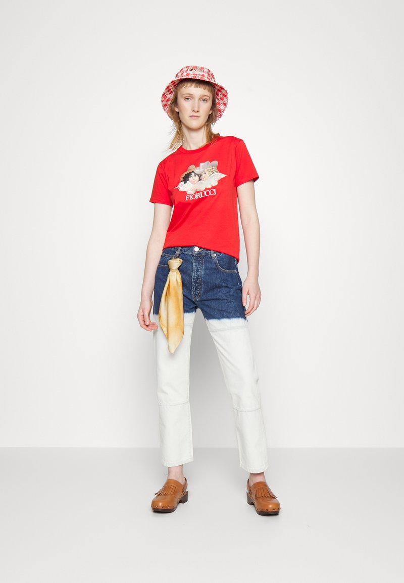 Damen Kleider | Fiorucci COWBOY ANGELS T-Shirt print red/rot - UI83700 Damen Kleider | Fiorucci COWBOY ANGELS T-Shirt print red/rot - UI83700
