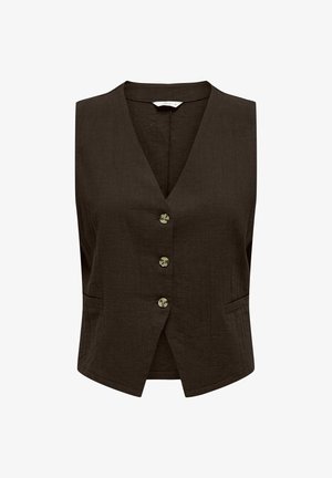 ONLY, TOP ONLTIZANA TOP - Veste sans manches - chocolate torte