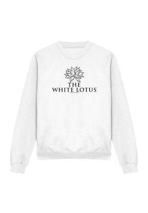 Cotton Soul, THE WHITE LOTUS STACKED LOGO LIGHTS - Sweatshirt - white