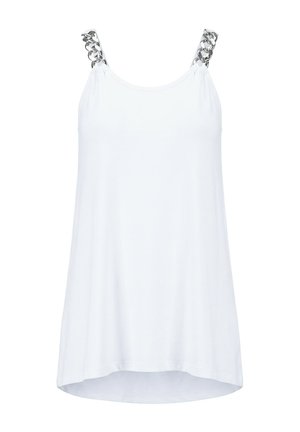 Angel of Style, CHAIN STRAP TANK TOP - Top - snow white