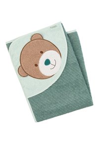 Sterntaler KAPUZENBADETUCH HANDTUCH BEN - Bath towel - mintgrün