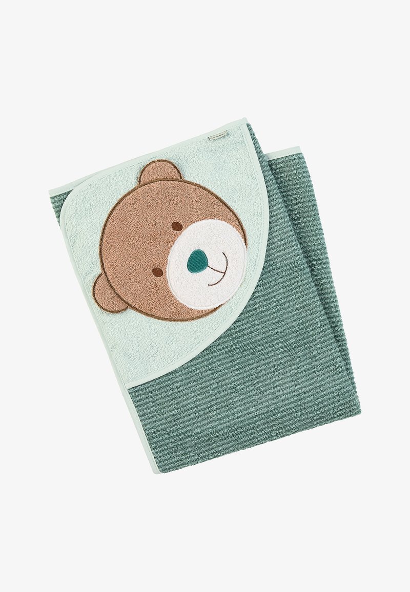 Sterntaler KAPUZENBADETUCH HANDTUCH BEN - Badetuch - mintgrün