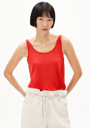ESHAA SOLID - Top - coral blush