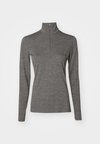 WOMEN HALF ZIP - Undertröja - gritstone