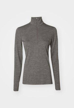 icebreaker WOMEN HALF ZIP - Undershirt - gritstone