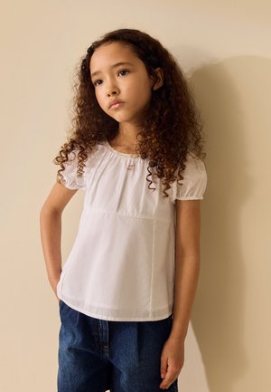 Next, REGULAR FIT - SHORT SLEEVE BLOUSE . - Pluus - white