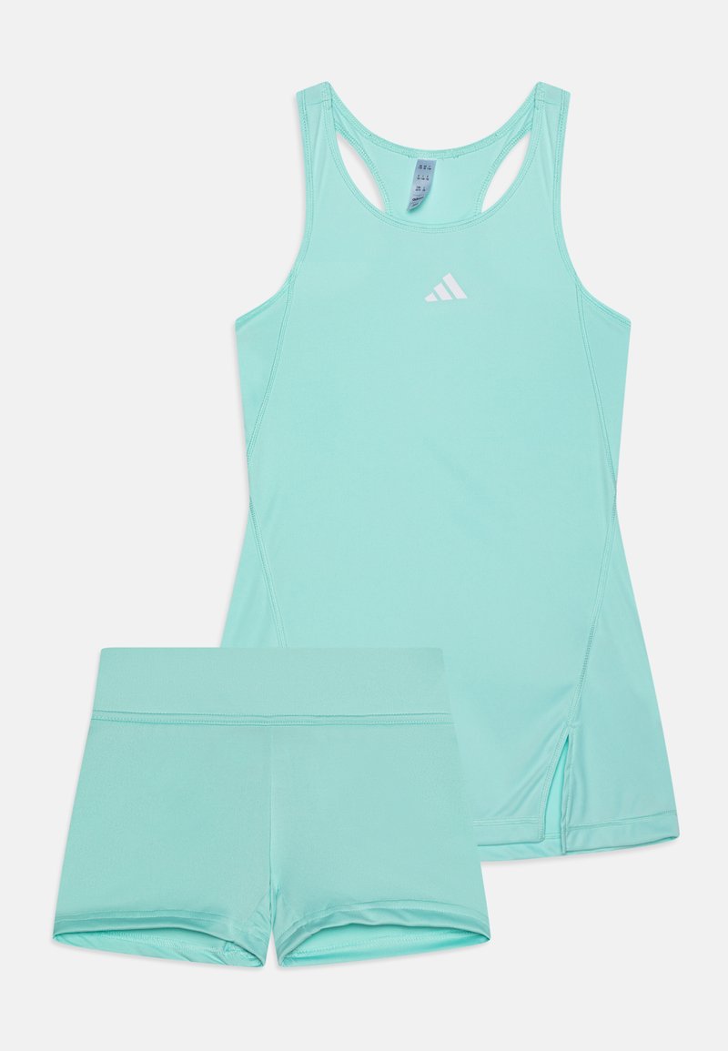 adidas Performance CLUB DRESS SET - Urheilushortsit - semi flash aqua