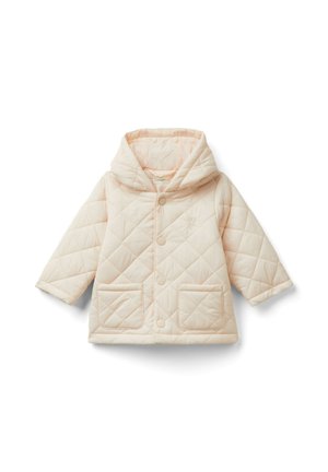 United Colors of Benetton QUILTED WITH HOOD - Abrigo de invierno - pink