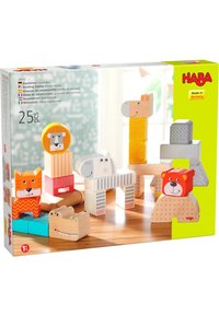 HABA HOUTEN BOUWSTENEN DIERENPARADE - 25 DELIG - Building blocks - multi coloured