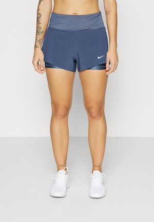 RUN SHORT - Short de sport - diffused blue/reflective silver