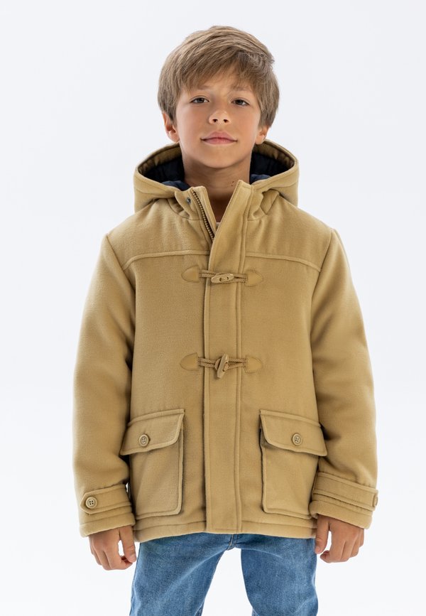 HOODED WITH POCKETS - Winterjacke - sand