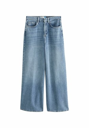 Next, TALL FIT - WIDE SMART PALAZZO JEANS - Wide Leg - light blue