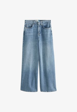 Next, TALL FIT - WIDE SMART PALAZZO JEANS - Wide Leg - light blue