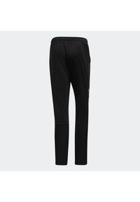Pantalon de sport noir avec taille élastique, jambes fuselées et détails subtils des coutures, présenté de dos sur un fond clair.