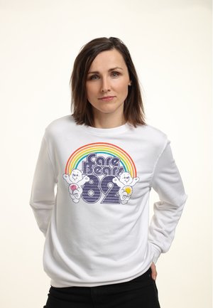 CARE BEARS 82 RAINBOW FUNSHINE BEAR AND SHARE - Sudadera - white