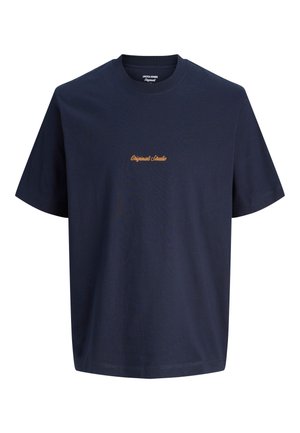 Jack & Jones, JORNORREBRO EMB TEE SS CREW NECK PLS - T-shirt con stampa - sky captain