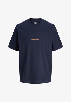 Jack & Jones, JORNORREBRO EMB TEE SS CREW NECK PLS - T-shirts med print - sky captain
