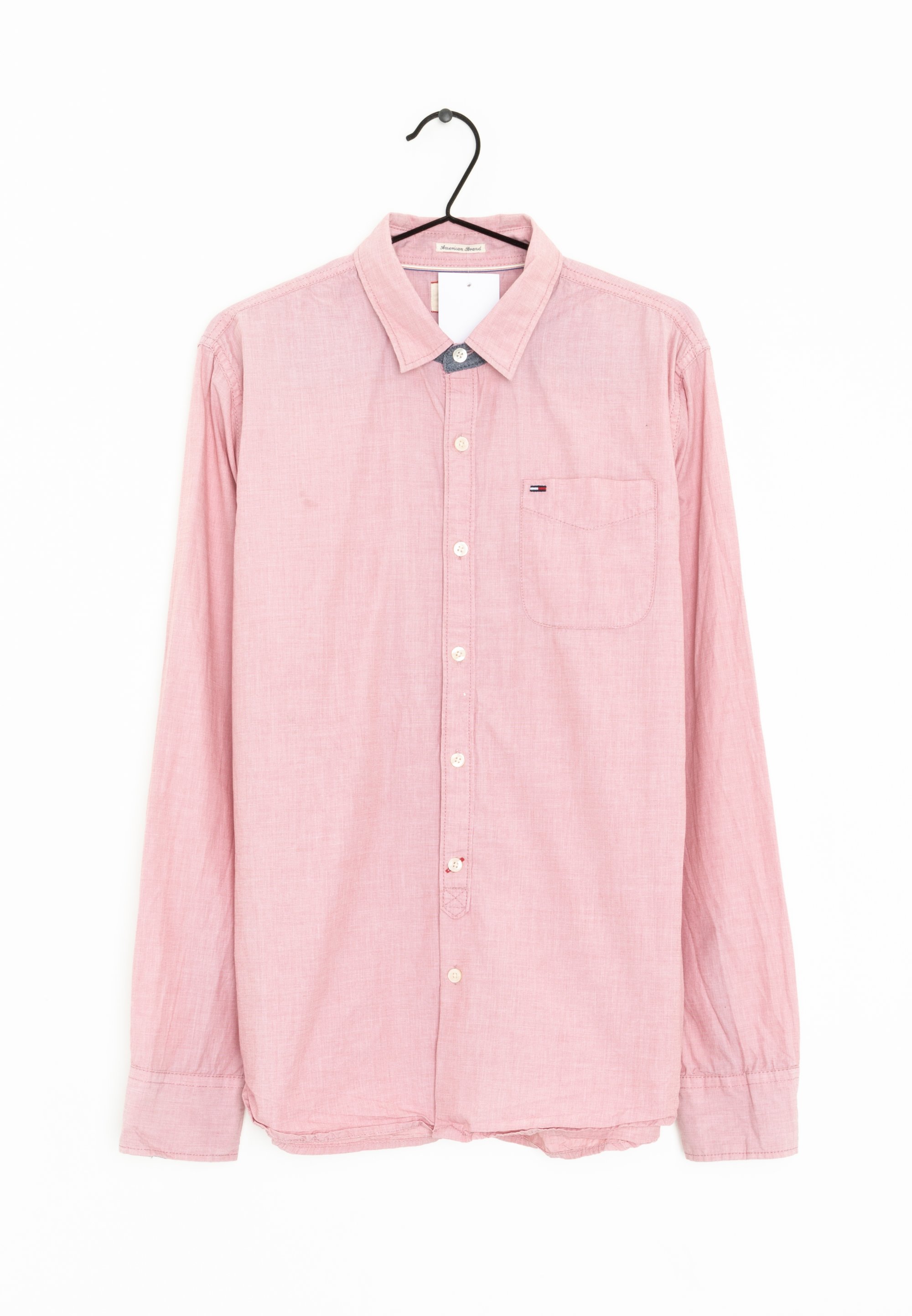 Tommy Hilfiger Formal shirt red/pink (Pre-owned)