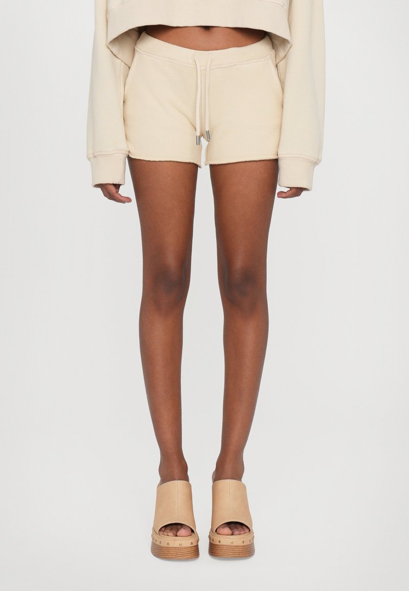 Dsquared2 FIT SHORT - Tracksuit bottoms - off-white
