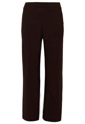 YOEK WITH AN ELASTIC WAISTBAND - Broek - brown
