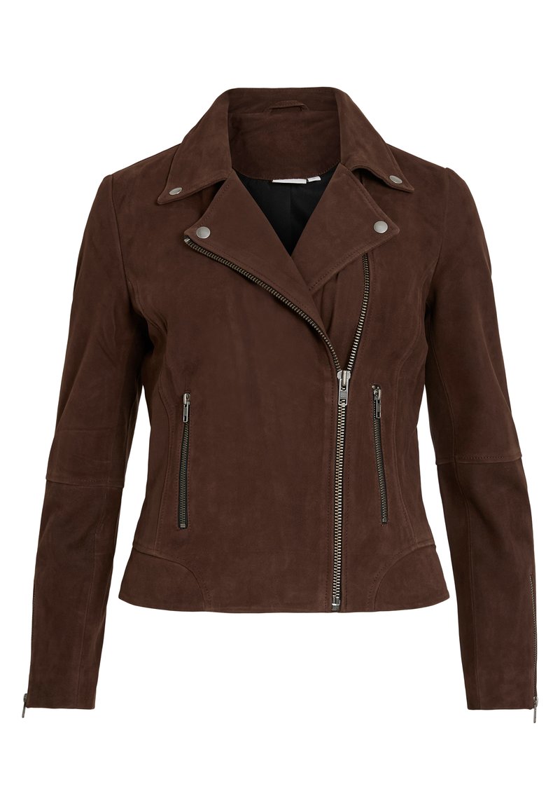 Vila Leren jas donkergroen