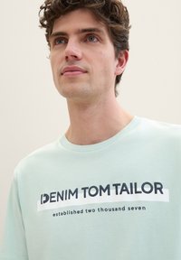 TOM TAILOR DENIM Trükipildiga T-särk - sea foam