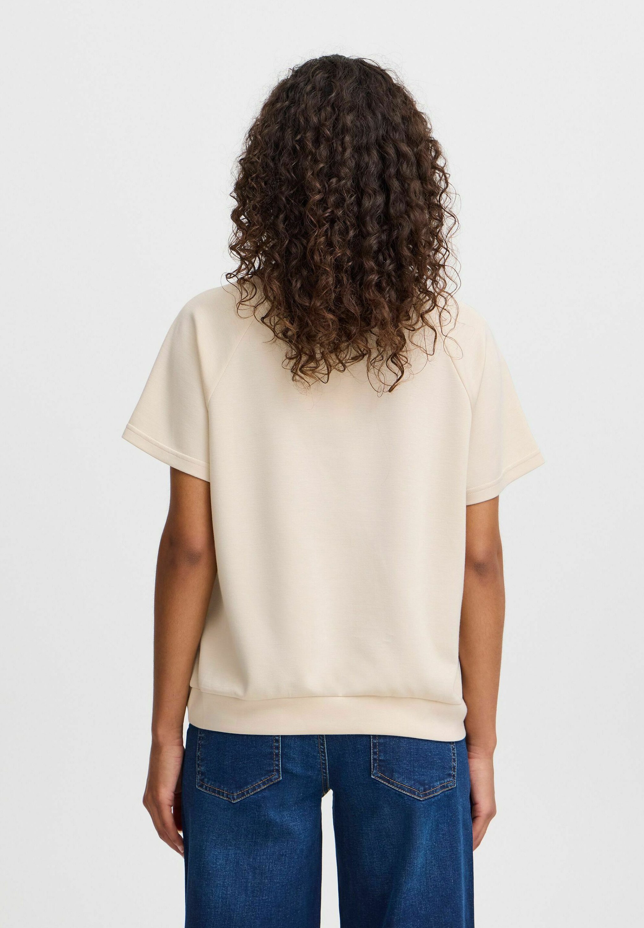 売れ筋商品|||イチ Tシャツ レディース トップス IXSVALA - Print T-shirt - almond milk イチ レディース Tシャツ トップス IXSVALA - Print T-shirt