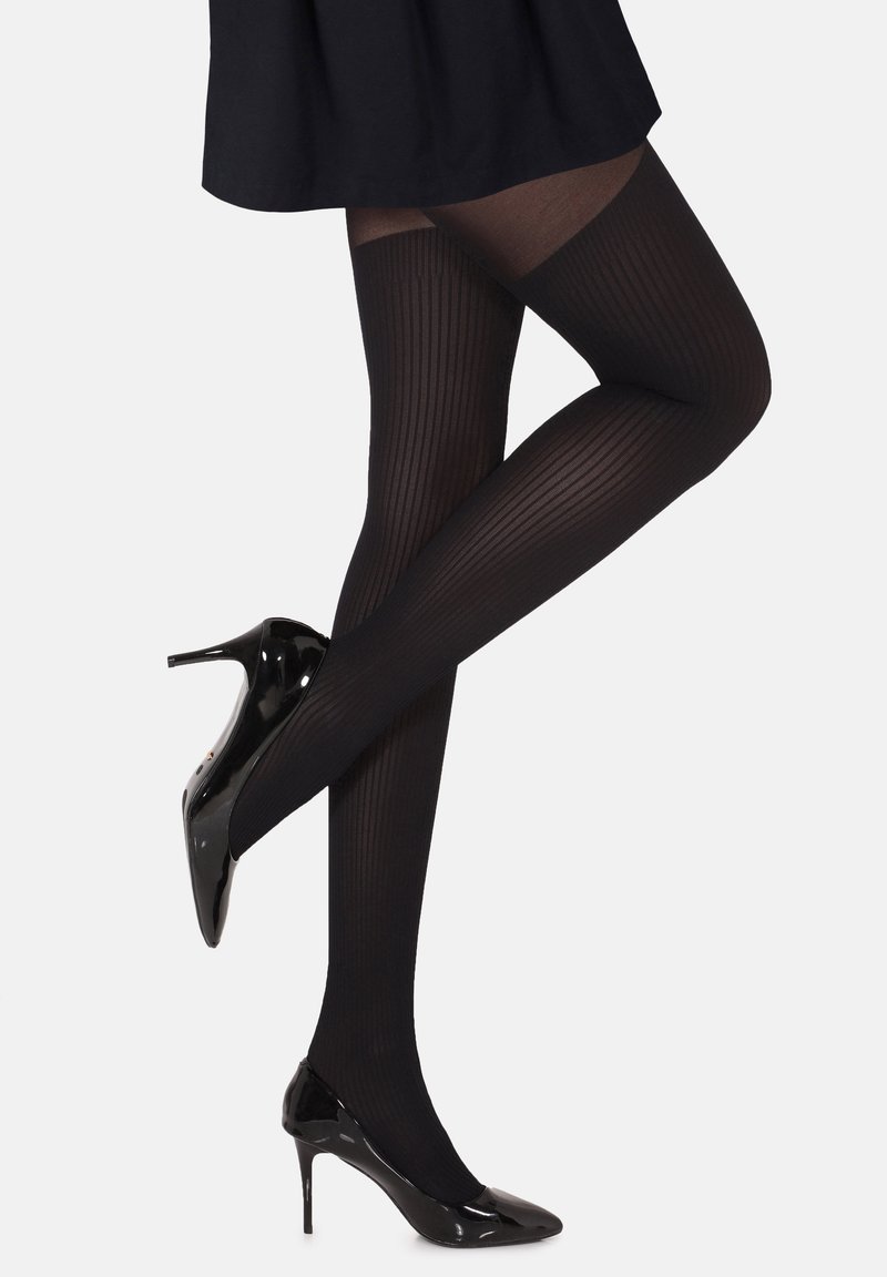 Damen Strumpfhosen | Bellivalini STRUMPFHOSE Overkneestrümpfe black/schwarz - AP45795 Damen Strumpfhosen | Bellivalini STRUMPFHOSE Overkneestrümpfe black/schwarz - AP45795