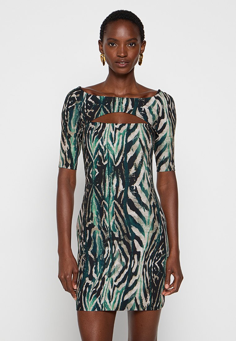 Just Cavalli Cocktailjurk groen