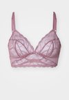 UNLINED TRIANGLE SENSUAL STRETCH LACE - Kolmnurklõikega rinnahoidja - vintage pink