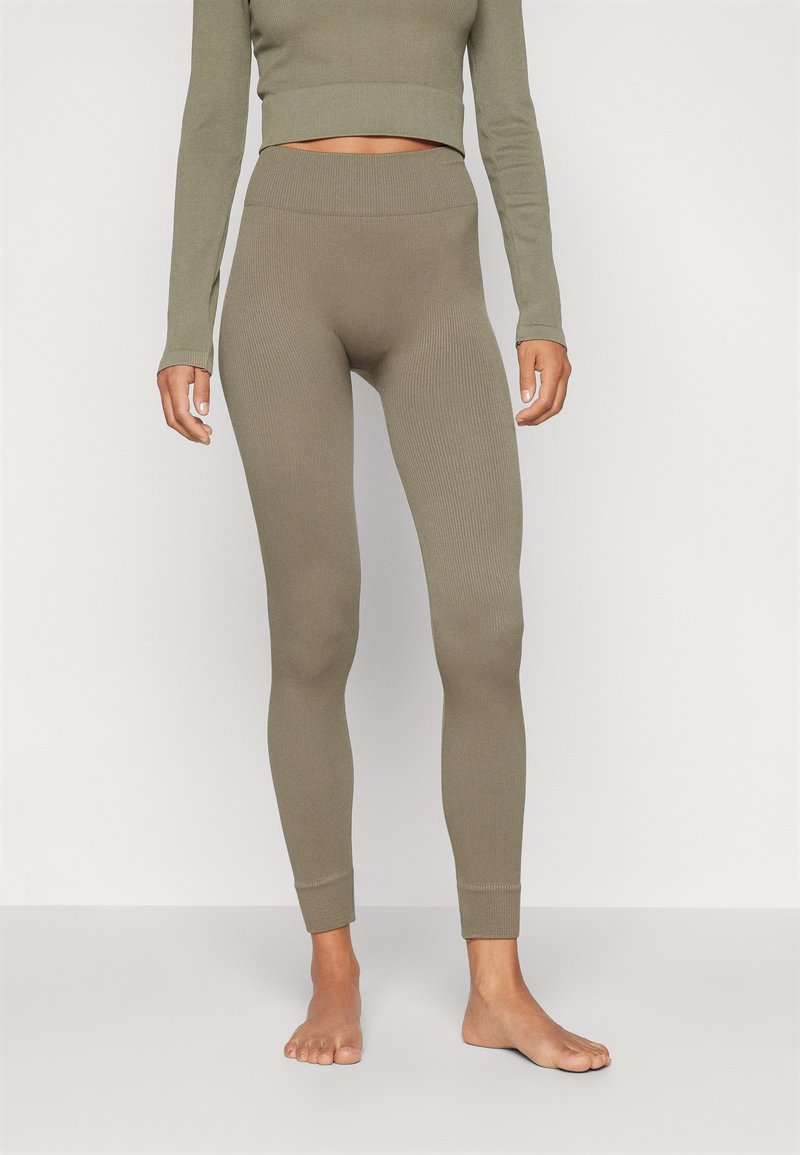 ONLY Play ONPJAIA LIFE SEAM - Leggings - nacreous cloud/écru