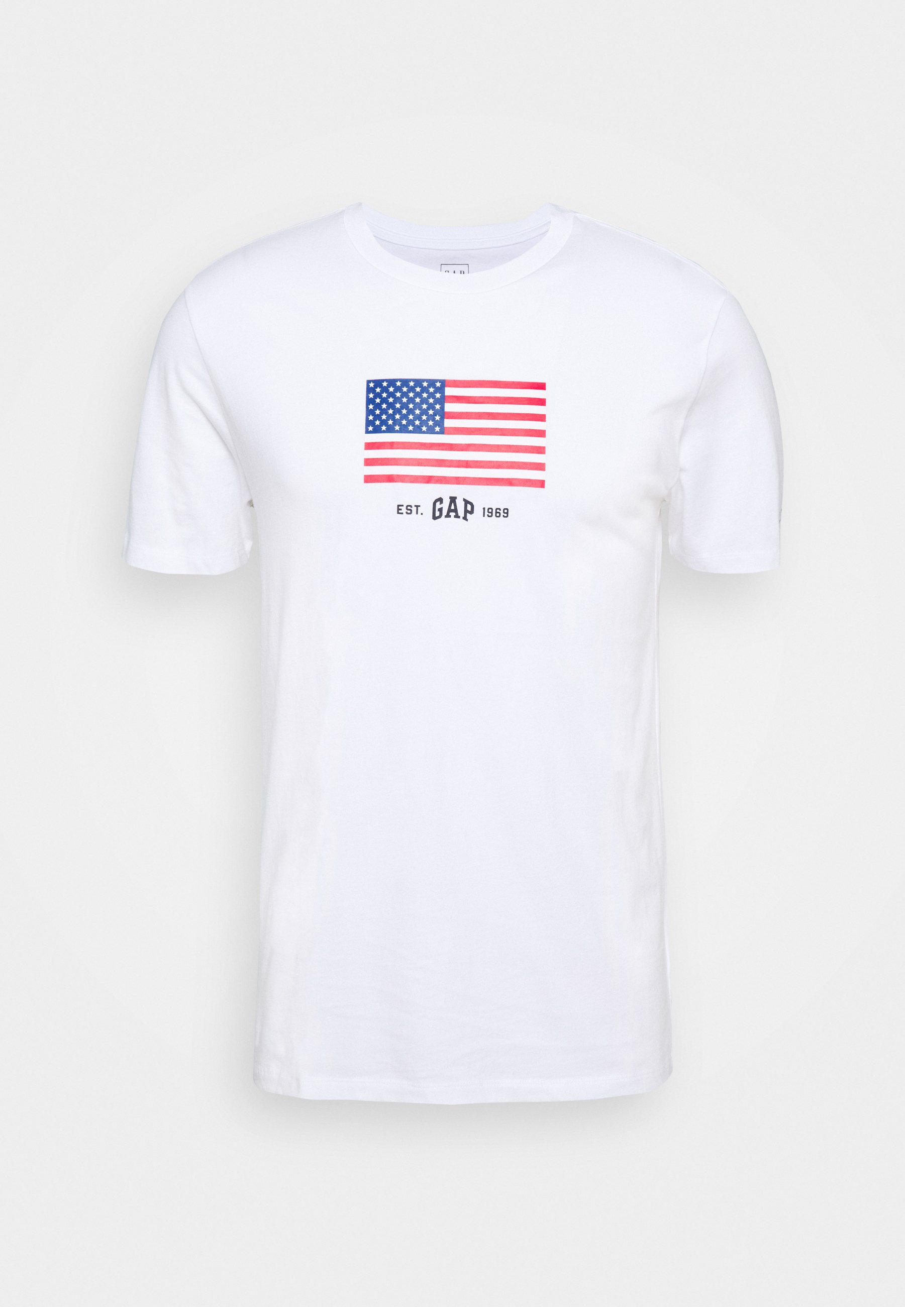GAP FLAG T shirts med print optic white Zalando.no GAP BAS ARCH - T-shirts med print - white
