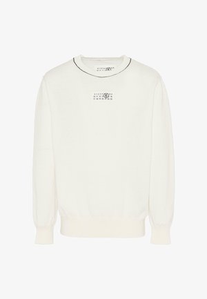 MM6 Maison Margiela, MAGLIONI - Sweatshirt - white