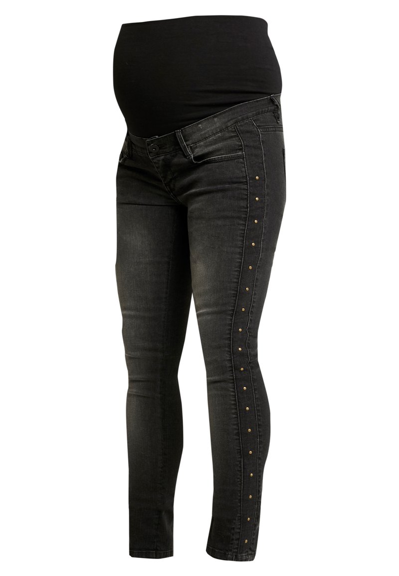Supermom Jeans Skinny Fit zwart denim/blackdenim