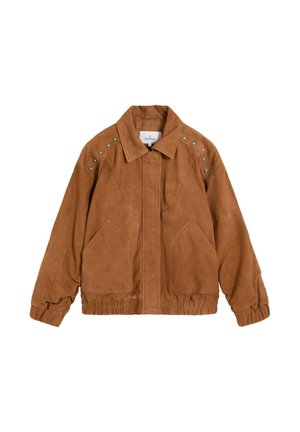 Chaqueta de cuero - camel