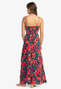 Roxy HOT TROPICS - Maxi-jurk - anthracite floral fiesta big