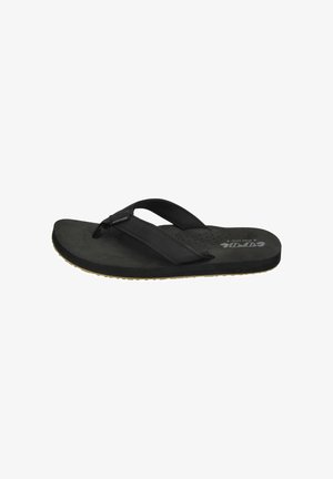 Cool Shoe, COOL SHOE HERREN ZEHENTRENNER IN ÜBERGRÖSSE COOL SIN BLACK - T-bar sandals - black