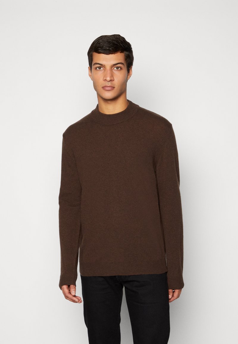 Mads Nørgaard MARK Jersey de punto black coffee/marrón oscuro Zalando.es