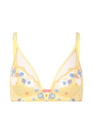 Huit Soutien-gorge triangle - jaune