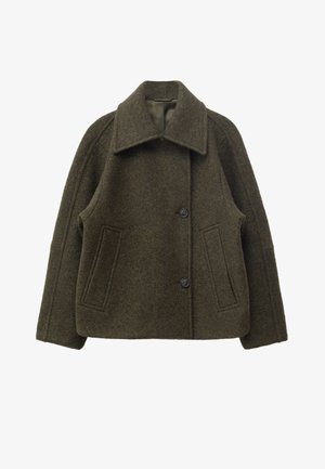 & OTHER STORIES OVERSIZED - Light jacket - dark khaki green