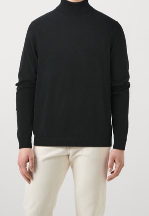 Strickpullover - black