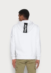 Alpha Industries Sweatshirt com capuz - white