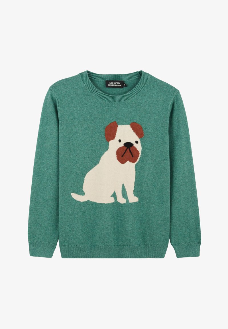 Monoprix AVEC MOTIF - Pullover - mistral melange