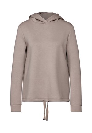 Felpa con cappuccio - tan