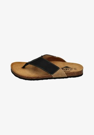 PLAKTON, BORNEO - T-bar sandals - black