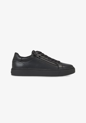 Calvin Klein LOW TOP W ZIP RUBB - Sneakers basse - triple black